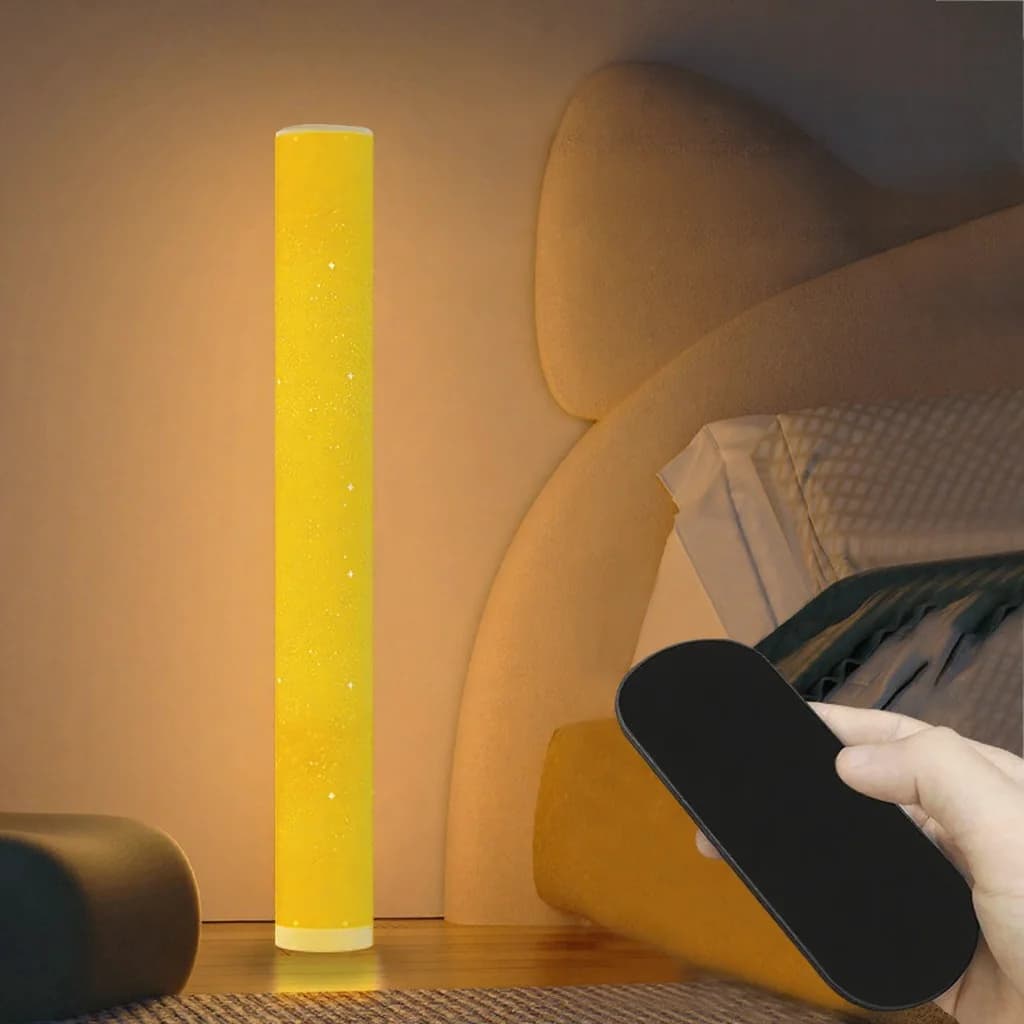 RGB LED stojací lampa s hvězdicovým vzorem, dálkové a app ovládání