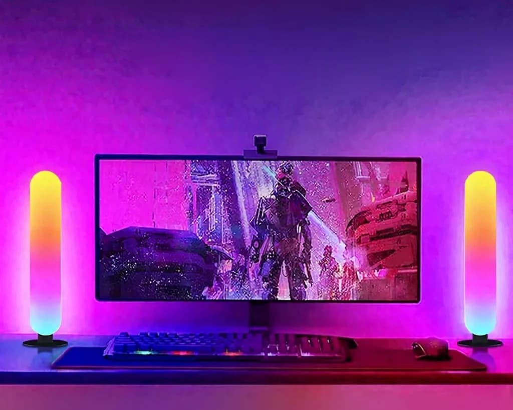 RGB LED ambientní osvětlení s Bluetooth synchronizací hudby a ovládáním přes aplikaci