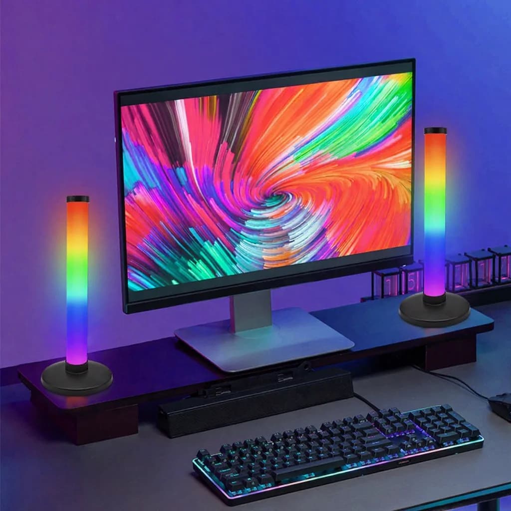 RGB atmosférické světlo se synchronizací zvuku a ovládáním aplikací