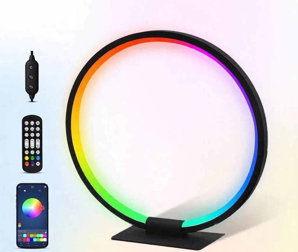 RGB LED atmosférické noční světlo se synchronizací hudby