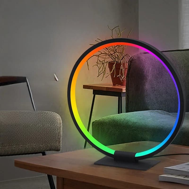 RGB LED atmosférické noční světlo se synchronizací hudby
