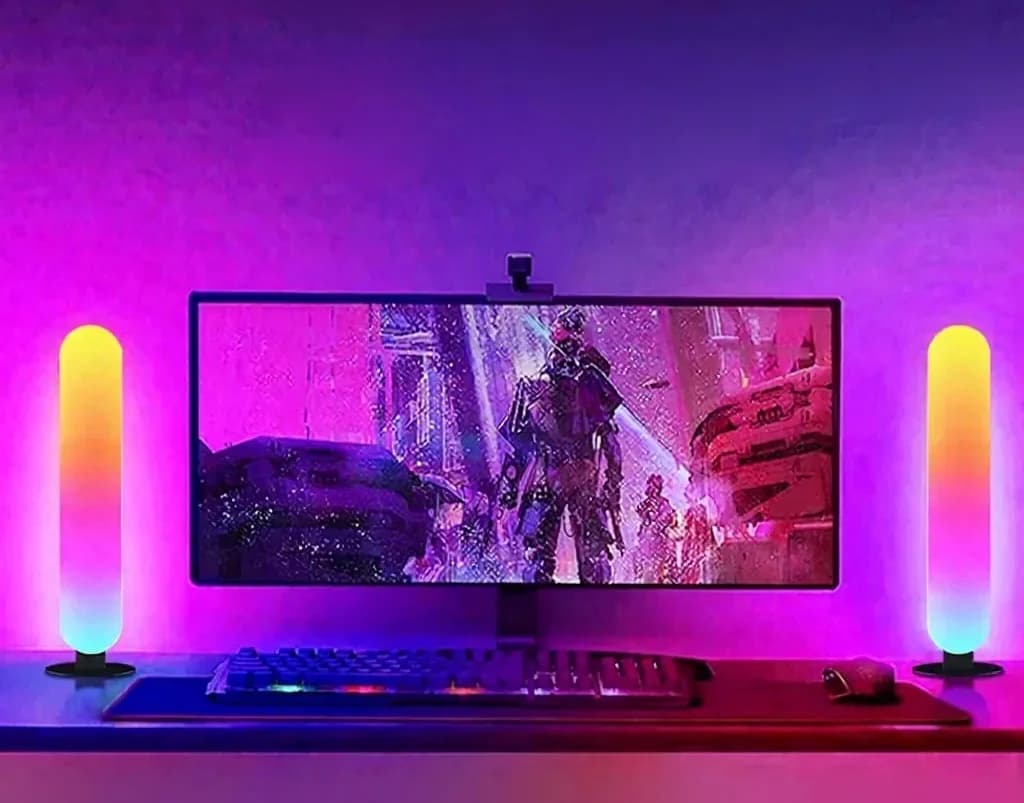 RGB LED ambientní osvětlení s Bluetooth synchronizací hudby a ovládáním přes aplikaci