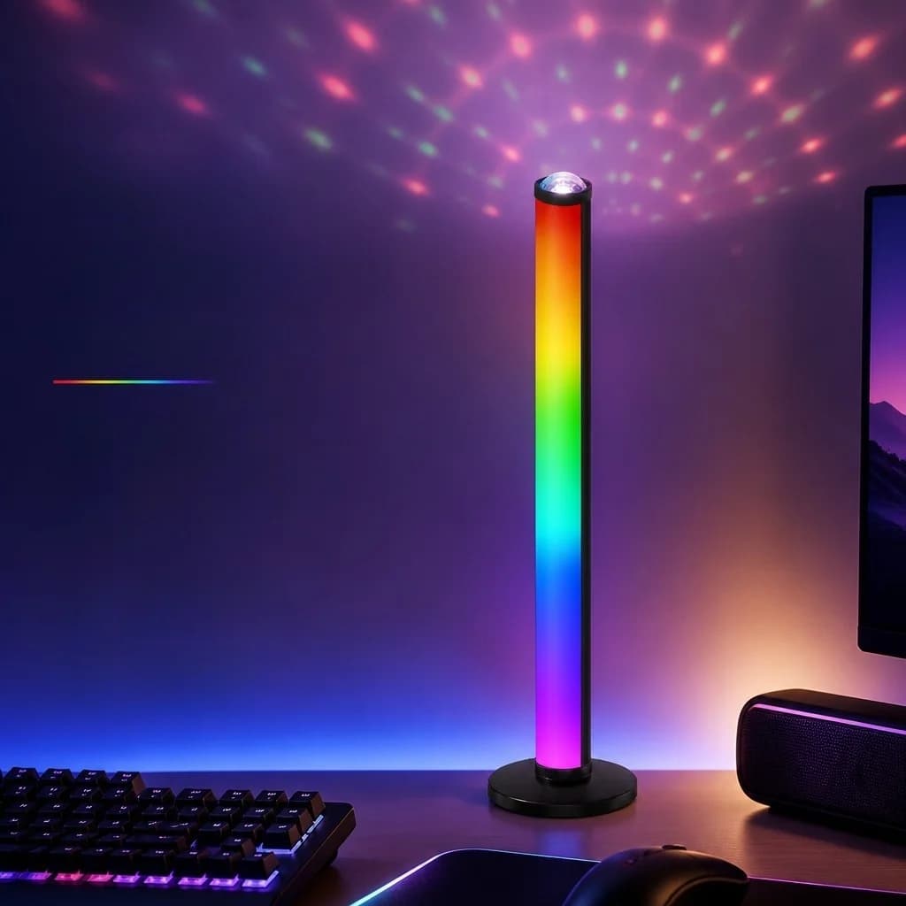 RGB projekční atmosférická lampa se synchronizací hudby a dálkovým ovládáním