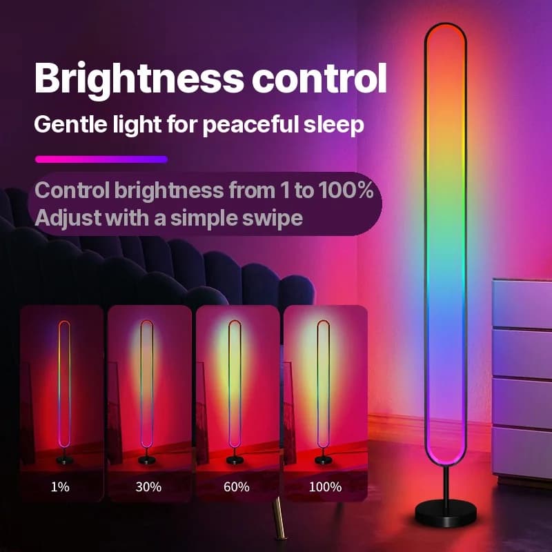 RGB LED atmosférické světlo aktivované zvukem s ovládáním aplikací