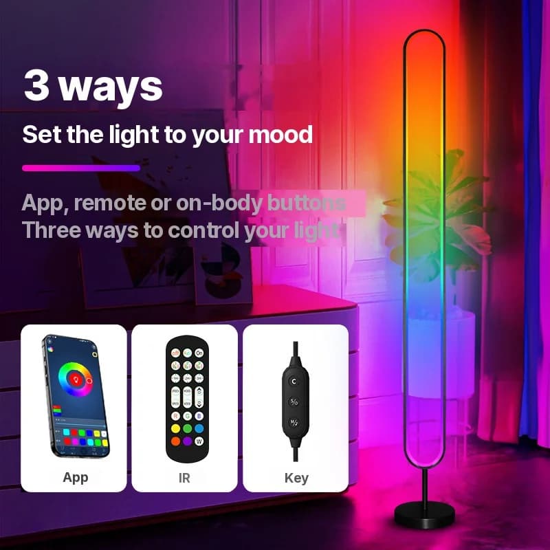 RGB LED atmosférické světlo aktivované zvukem s ovládáním aplikací
