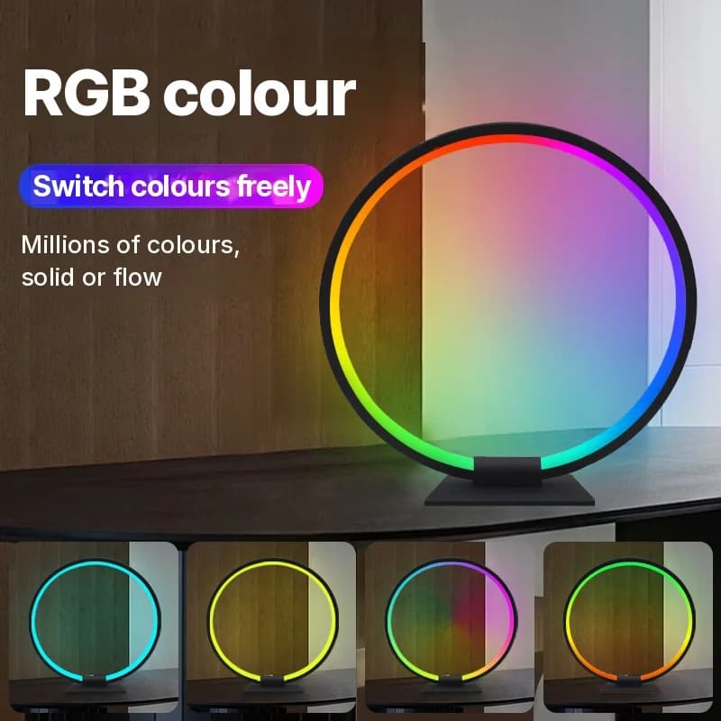 RGB LED atmosférické noční světlo se synchronizací hudby