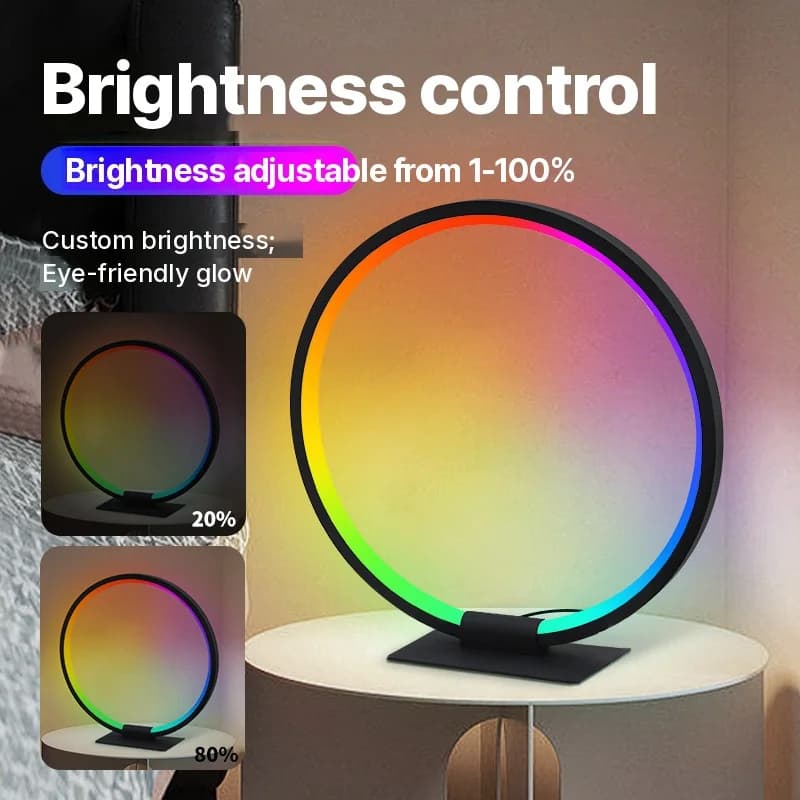 RGB LED atmosférické noční světlo se synchronizací hudby