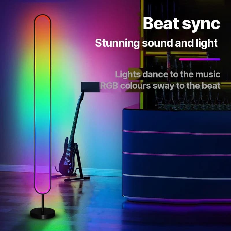 RGB LED atmosférické světlo aktivované zvukem s ovládáním aplikací