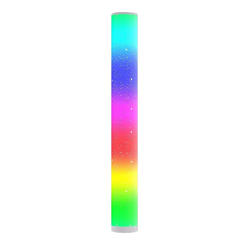 RGB LED stojací lampa s hvězdicovým vzorem, dálkové a app ovládání